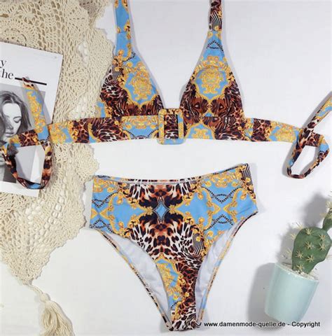 Neuheiten Sexy Vintage Print Bikini 2020 Damenmode Günstig Online