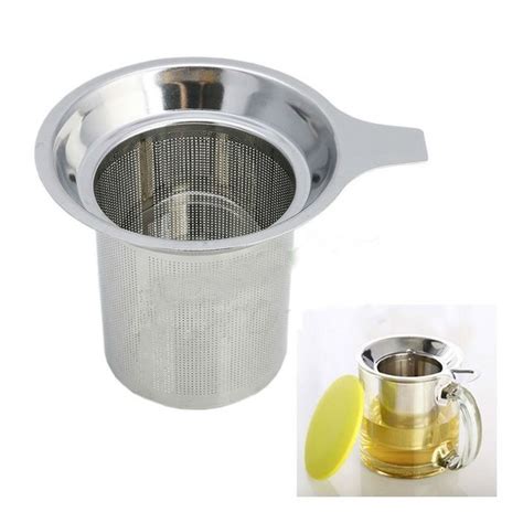 Mesh Tea Infuser Reusable Strainer Loose Stainless Steel Tea Leaf Spice