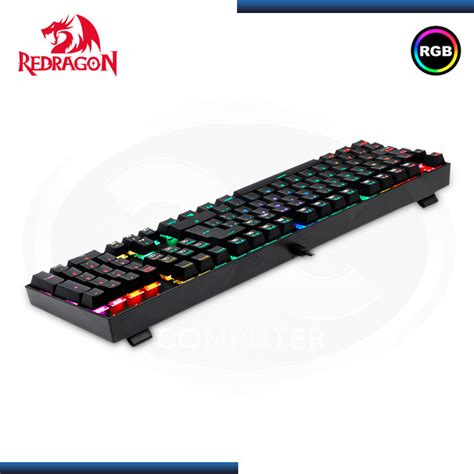 Teclado Redragon Mitra K Rgb Mecanico Switch Red Black Espa Ol