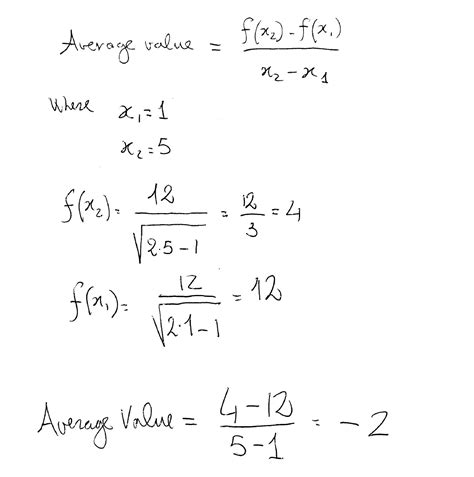 How Do You Find The Average Value Of The Function F X Sqrt X