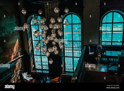 June 2021, Moszna, Poland. Interior of Moszna Castle in the village ...