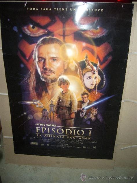 Star Wars Episodio I La Amenaza Fantasma Poster Vendido En Venta