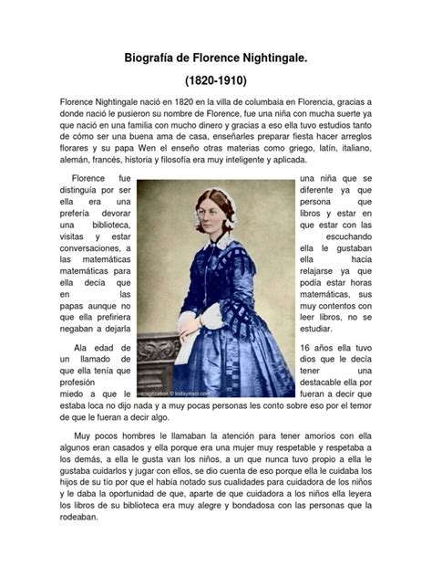 11+ Florence Nightingale Biografia Images - Tipos