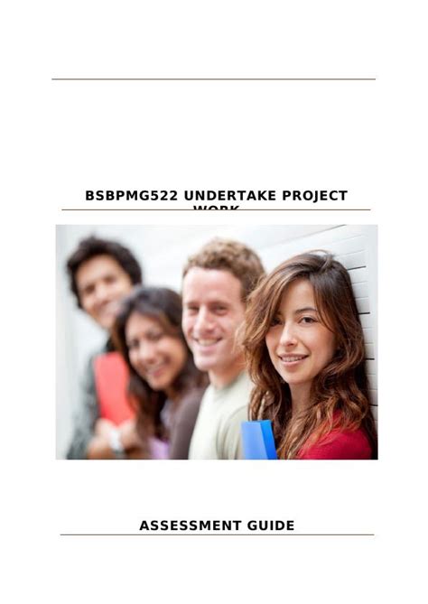 Bsbpmg Undertake Project Work Assessment Guide Desklib