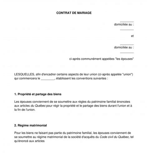 mariage séparation des biens