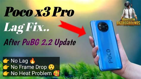 Poco X Pro Lag Fix After Pubg Update Pubg Mobile Poco X Pro Youtube