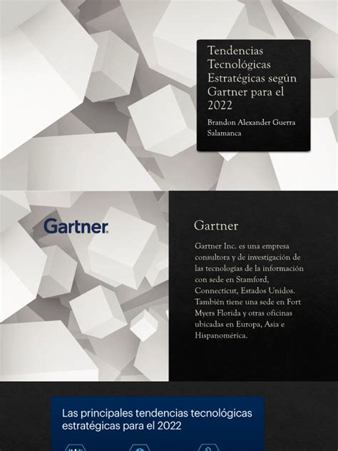 Tendencias Tecnológicas Estratégicas Según Gartner Para El 2022 Pdf