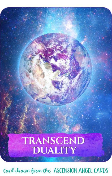 Transcend Duality Ascension Angel Tarot Oracle Card Reading