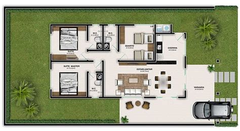 Plantas De Casas 3 Quartos 80 Projetos Variados Para 2021