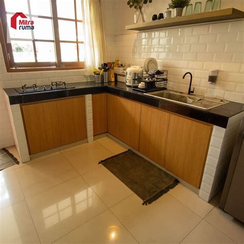 inspirasi dapur semi outdoor minimalis mitraruma