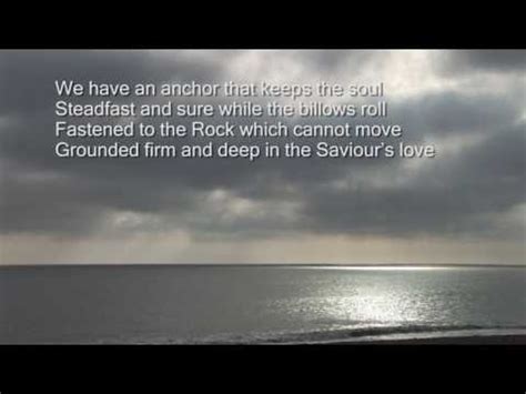 Will Your Anchor Hold In The Storms Of Life Christian Hymns And