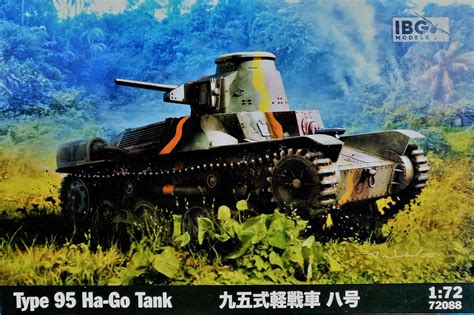 Type 95 Ha Go Japanese Light Tank In 172 Von Ibg 72088