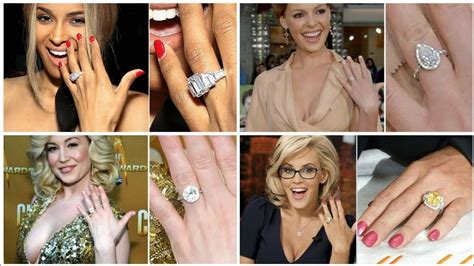 Top 29 Biggest Celebrities Engagement Diamond Ring Images Youtube