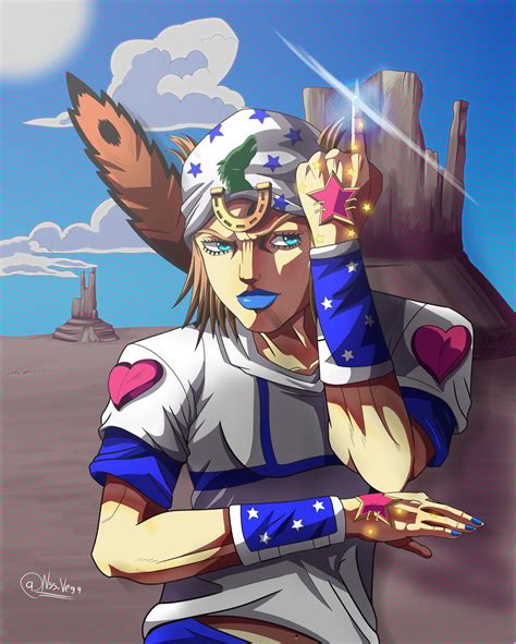 Johnny Joestar Anime Style By Namelessvega On Deviantart