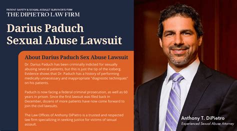 Darius Paduch Sexual Assault Lawsuit The Dipietro Law Firm