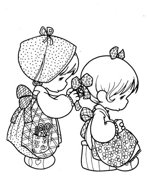 Precious Moments Coloring Pages 4