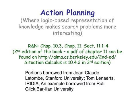 Ppt Planning With Situation Calculus Powerpoint Presentation Free Download Id 5796842