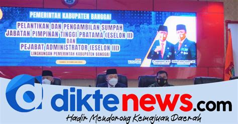 Lantik Pejabat Eselon II Dan III Bupati Banggai Nantikan Pelantikan