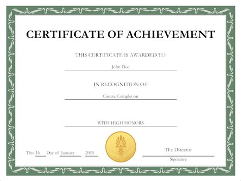 Certificate - Tips for Creating a Certificate