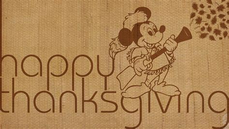 Happy Thanksgiving From Mickey Mouse Disney Parks Blog