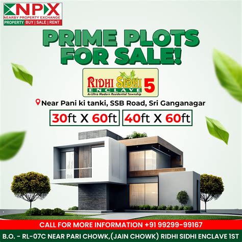 Plots For Sale In Ridhi Sidhi Th Npex Nearby Property Exchange