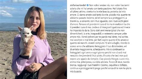 Stefania Orlando Distrutta Morta L Amata Margot Il Post Straziante