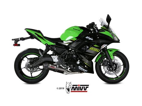 MIVV Kawasaki Z650 Auspuff Oval Komplettanlage Ab 2017 Bis 2023 OVAL