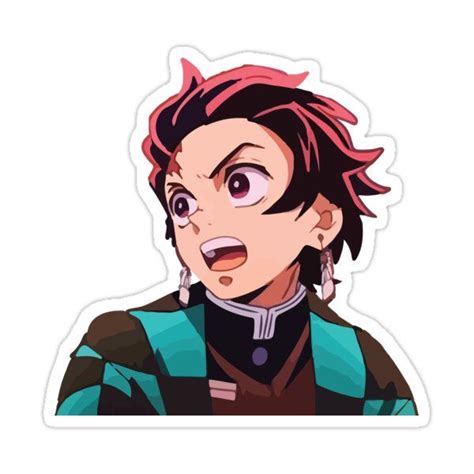 Tanjiro Demon Slayer Sticker By Don Tran In Cute Stickers Anime