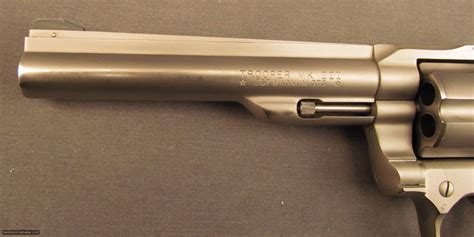 Colt Trooper Revolver Electroless Nickel Finish Mk Iii