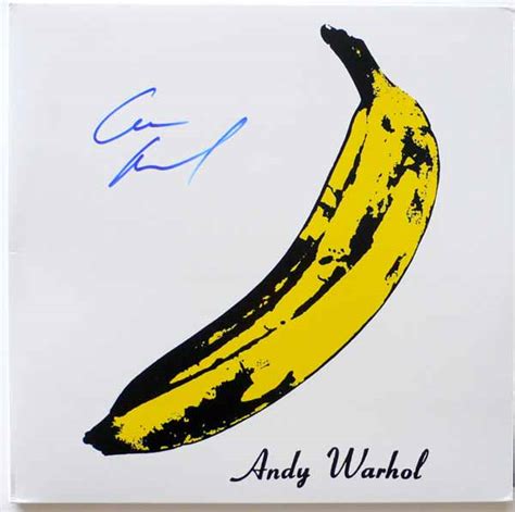 Velvet Underground Lou Reed Signed Vu And Nico Album