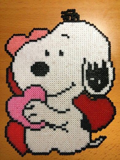 Snoopy Hama Perler Beads By Factory Beads Perler Bead Patterns Beading