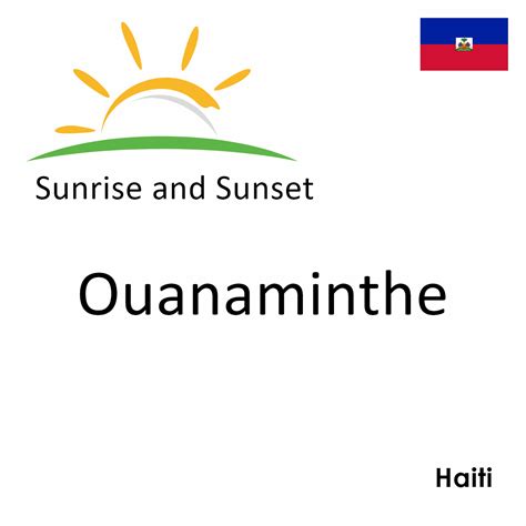 Sunrise and Sunset Times in Ouanaminthe, Haiti