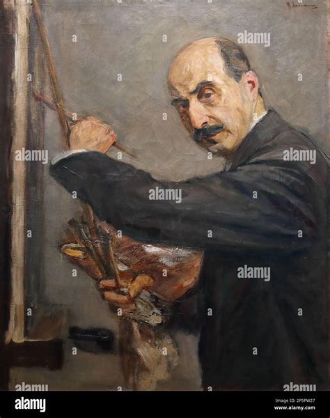 Self Portrait By German Impressionist Painter Max Liebermann At The