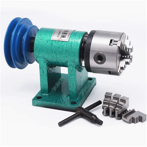 Lathe Spindle Assembly With Flange Connection Plate Transition Plate 80