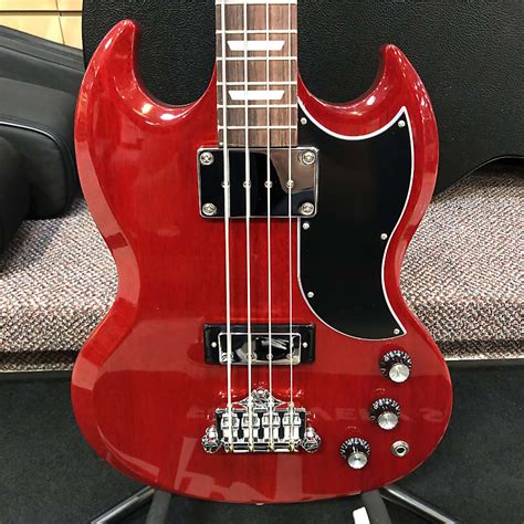 Gibson Sg Standard Bass Heritage Cherry Reverb