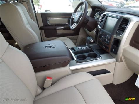 Canyon Brown/Light Frost Beige Interior 2013 Ram 1500 Laramie Crew Cab ...