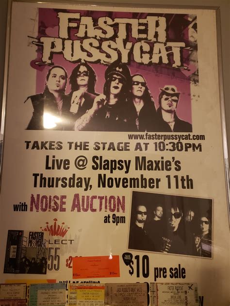 Faster Pussycats Concert And Tour History Concert Archives