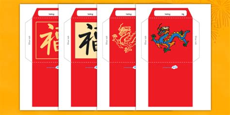 Free Printable Chinese New Year Envelopes Printable Templates