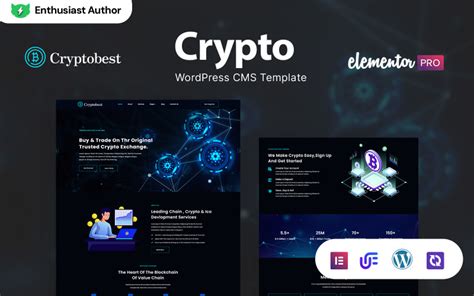 Cryptobest Tema Elementor De Wordpress Para Criptomonedas Y Bitcoin