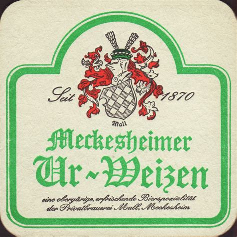 Beer Coaster Coaster Number 3 20 Brewery Mall Brau City