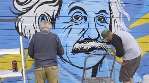 Albert Einstein Graffiti Wallpaper