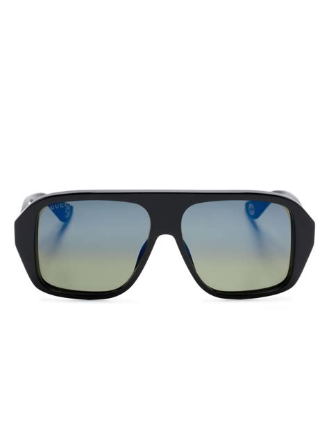 Gucci Eyewear Lentes De Sol Con Armazón Oversize Farfetch