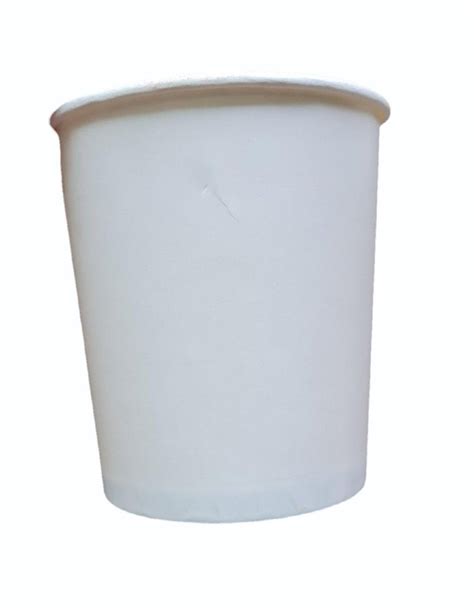 White Plain Round Paper Disposable Food Container Size 5 Inch Height At Rs 8piece In Noida