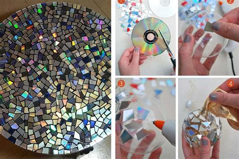 Riciclo Vecchi Cd Per Creare Fantastici Mosaici Facili Ed Economici