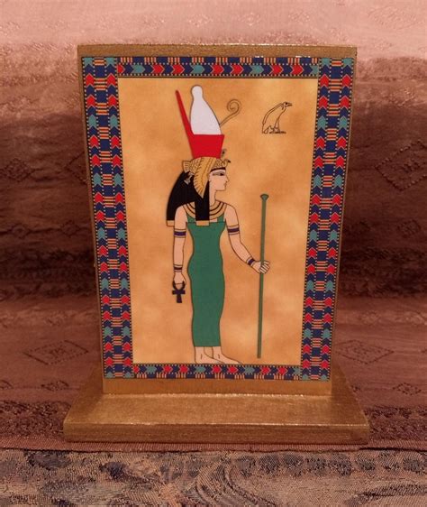 Mut Egyptian Goddess altar image | Etsy