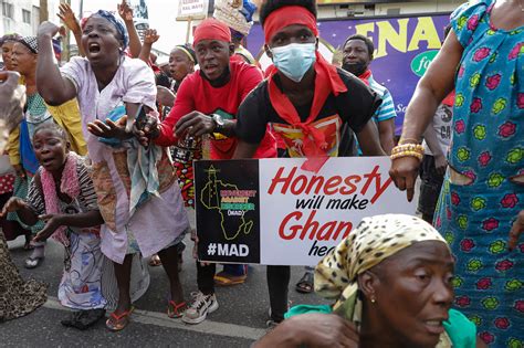 Ghana Begins Protests Against High Unemployment Poor Services Bloomberg