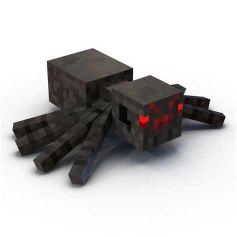 Minecraft Spider 3D Model $29 - .c4d .ma .max .obj .fbx .3ds - Free3D