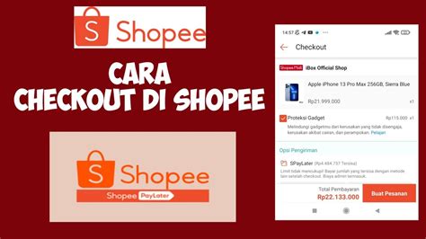 Cara Checkout Di Shopee Youtube