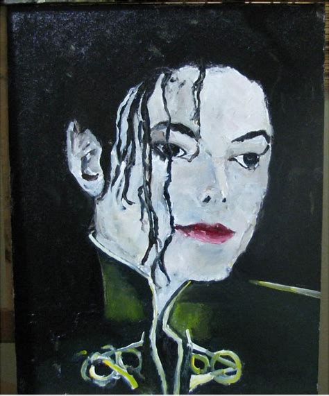 Michael Jackson White Face Painting by Udi Peled - Fine Art America