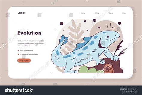 Evolution Life Forms On Earth Concept Stock Vector (Royalty Free ...